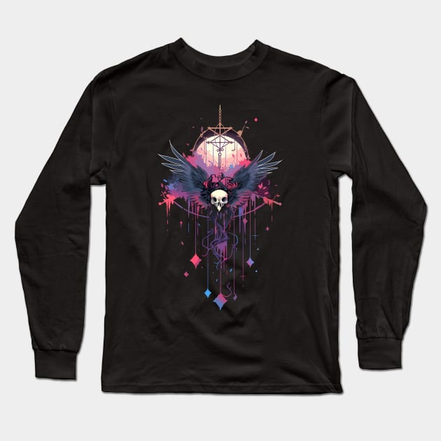 shrine - fantasy style Long Sleeve T-Shirt by Dragadin